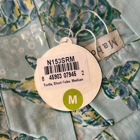 🔥NWT🔥Mahogany Turtle Short Robe - Medium - Picture 6 of 7